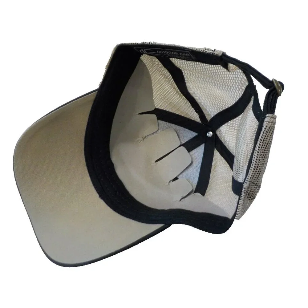 RMEF Team Elk Trucker Hat Ball Cap Rocky Mountain Elk Foundation Black/Tan OSFM